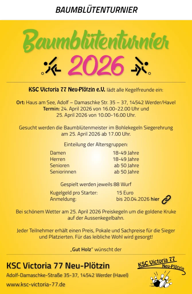 Baumblütenturnier 2026