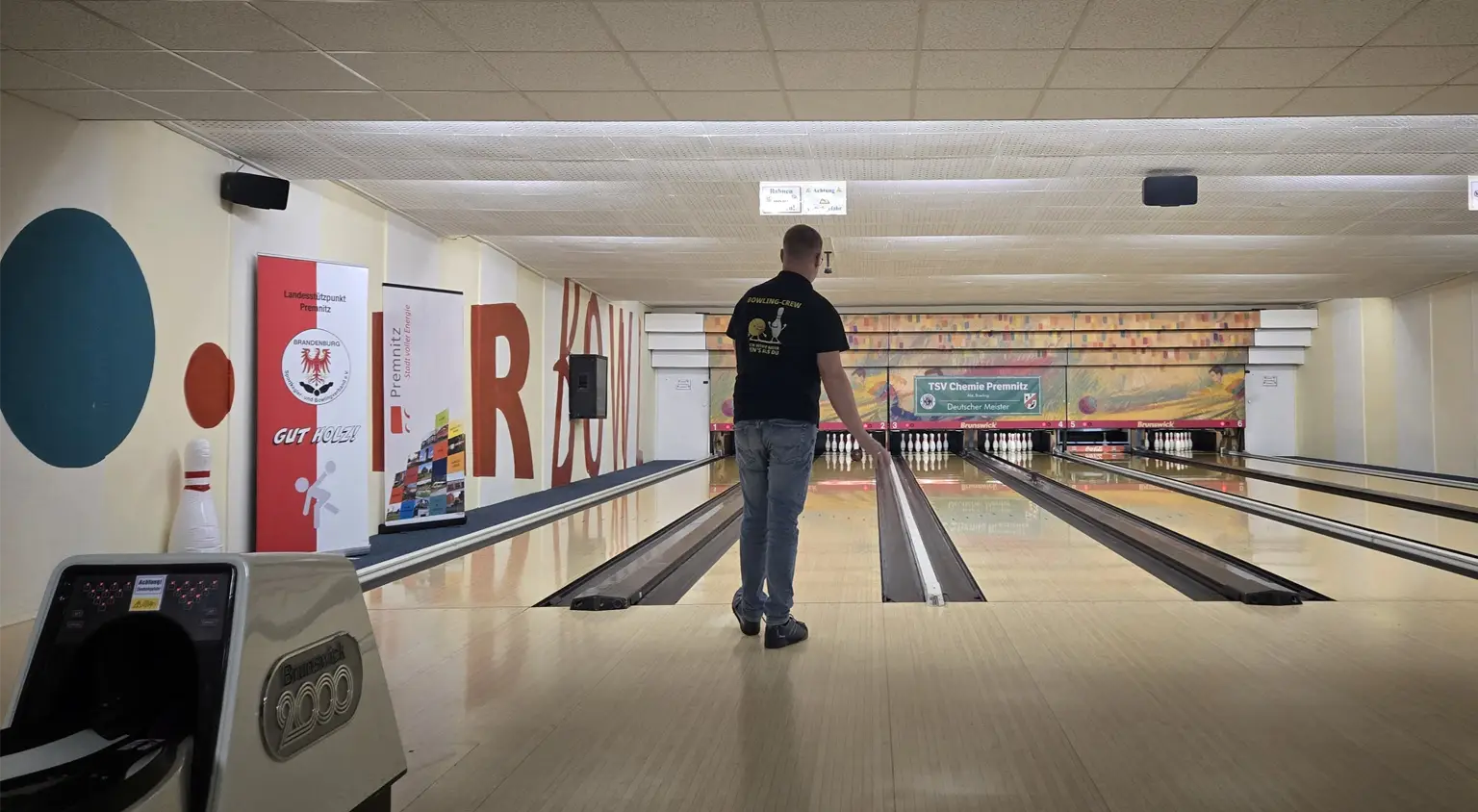 Hoch konzentriert, kurz vor dem Einschlag...