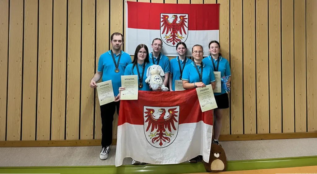 Potsdam‑Mittelmark U14 weiblich – Platz 2 mit 3244 Holz